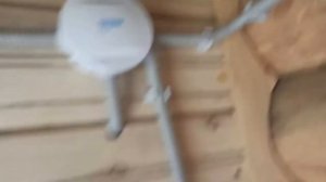 Баня из старого сруба простоявшего 15 лет.