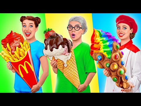 Кулинарный Челлендж_ Я против Бабушки _ Смешные cитуации от TeenDO Challenge