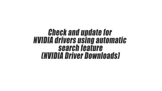 How To Check For And Install GPU Driver Updates | NVIDIA [Updated 2023] смотреть онлайн