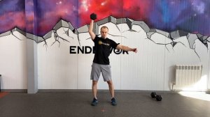 Рывок гантели с виса / Dumbbell Hang Power Snatch