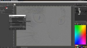 Three methods for High-Pass Filter with GIMP 2.10.32+