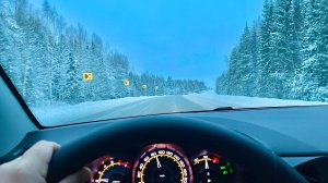 Поездка в Удмуртию #3 Дорога по Северному пути - Чусовой, Пермь, Удмуртия. Снежная Сказка!