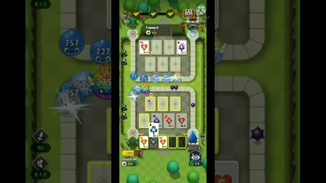 Poker Tower Defense gameplay???? #shorts