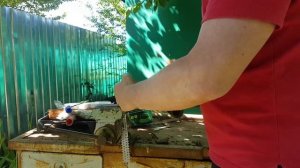 Подготовка и покраска  металлического гаража своими руками.