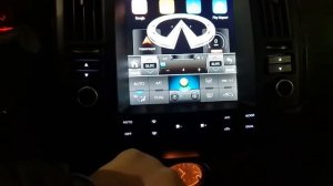 Tesla style на Infiniti FX35 S50 работа в мороз