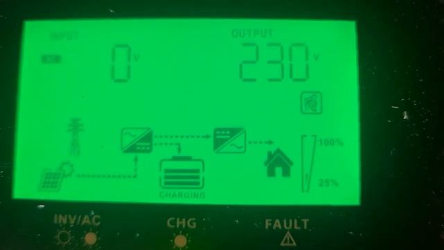 PowMr All in One inverter, USER Voltage switch auto to Grid. смотреть онлайн