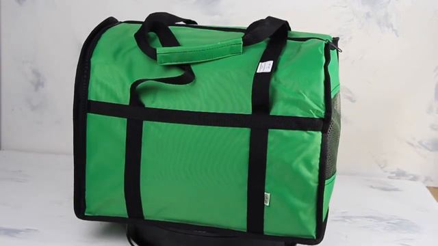 Сумка-переноска для животных зеленая смотреть онлайн