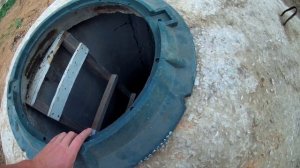 Как установить канализационный люк? Люк для кессона. 12-серия 2-сезон. Дача с нуля.