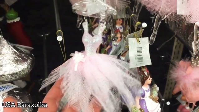 Новогодние игрушки с магазина Hobby Lobby!  Огромный обзор!