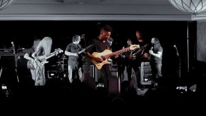 TOSIN ABASI  - with his brilliant guitar solo