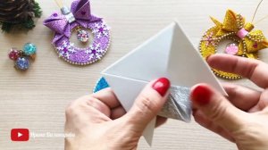 ❄️DIY Новогодние Игрушки Легко и Просто ❄️Елочные Игрушки на Ёлку из Фоамирана Своими руками DIY❄️