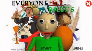 EVERYONE HELPS BALDI (BALDI'S BASICS EVERYONE)/BALDI PRO GAMES