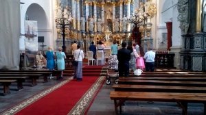 Обряд венчания в Фарном костеле в Гродно