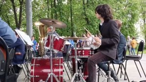 Ларри Ник - Концерт для барабанной установки с оркестром (Drum play)