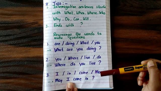 Worksheet on Interrogative sentences смотреть онлайн