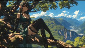 Celtic music - 048 - Relaxing Medieval Music –Japanese Elf. Celtic Koto Music. cheerful ambience. -