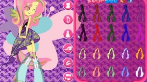 Игра одеваклка Эквестрии Флаттершай