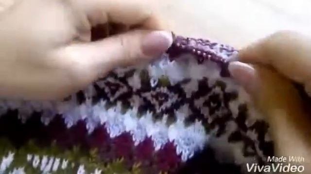 Жаккард без протяжек