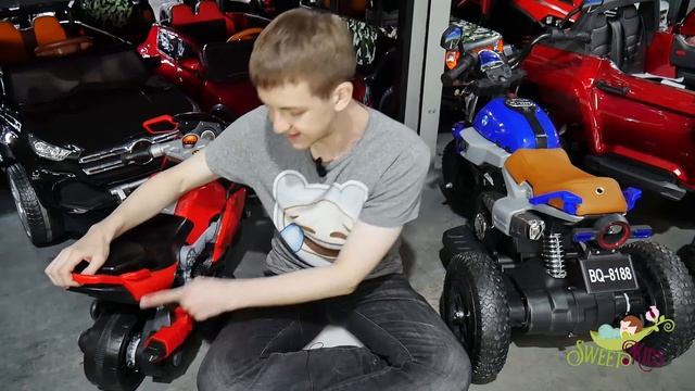 Детский Мотоцикл Электромобиль | Электромотоцикл BMW для детей