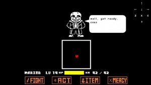 Undertale Sans No Hit