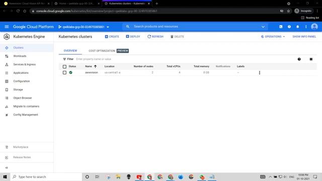 Awwvision: Cloud Vision API from a Kubernetes Cluster | GSP066 | смотреть онлайн