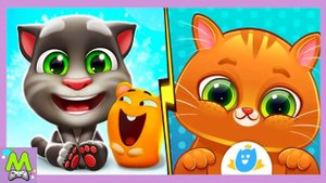 Говорящий Том vs Котик Буббу.Пиратские Игры и Поход к Друзьям.Какой Питомец Лучше и Прикольнее