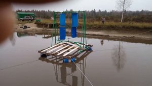 Ветряной аэратор воды для пруда