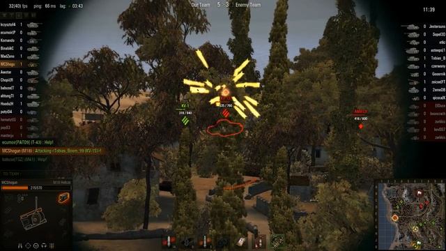 WOT: South Coast - M18 Hellcat - 4 frags смотреть онлайн