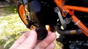 Автосмазчик цепи своими руками на KTM DUKE 390