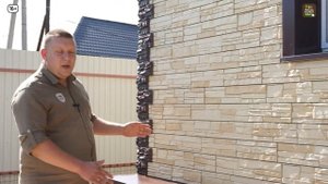 Фасадные панели под камень.Обзор Фасада частного дома