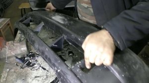 Как удалить краску с бампера, без абразива и химии.