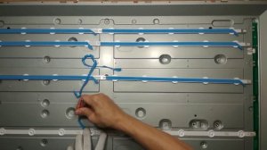 Телевизор ЗАМЕНА - подсветки НЕТ изображения, ремонт самому - видео инструкция