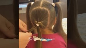 ДЕТСКАЯ ПРИЧЕСКА-ПРИЧЕСКА В ДЕТСКИЙ САД,В ШКОЛУ,НА ПРАЗДНИК