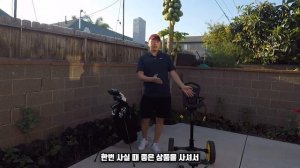 켈러웨이 골프 푸쉬카트 구매후기. 초보골퍼들의 필수템 골프카트 고르기 꿀팁! Callaway 4 wheel push cart review (2)