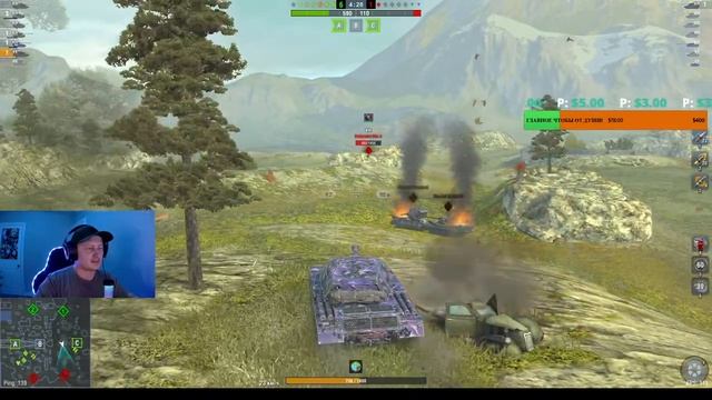 WotBlitz. Качаем ветку BZ 75!    175