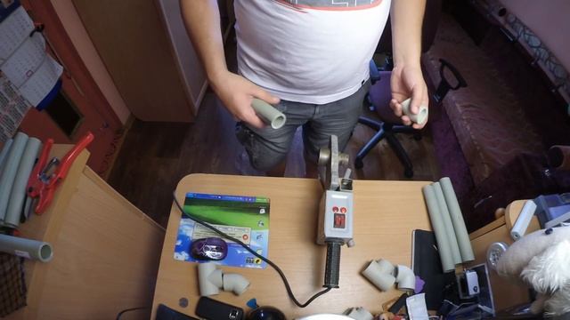 Стеллаж из полипропиленовой трубы и фитингов своими руками. DIY plastic pipe shelf смотреть онлайн