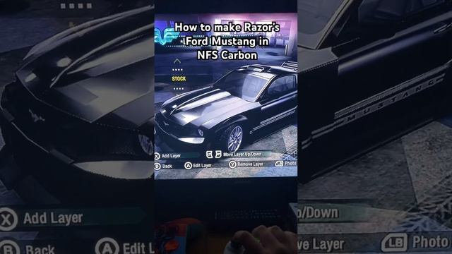 How to make Razor’s Ford Mustang in NFS Carbon #mostwanted2005 #razor