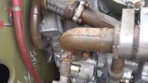 Музейный Ил-18, осмотр двигателя