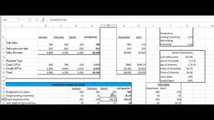 Topic 7 Andy's Excel Application Problem