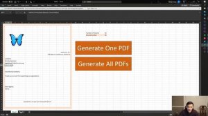 One Click - Excel Data To Multiple PDFs (No PowerApps Premium!) - Demonstration