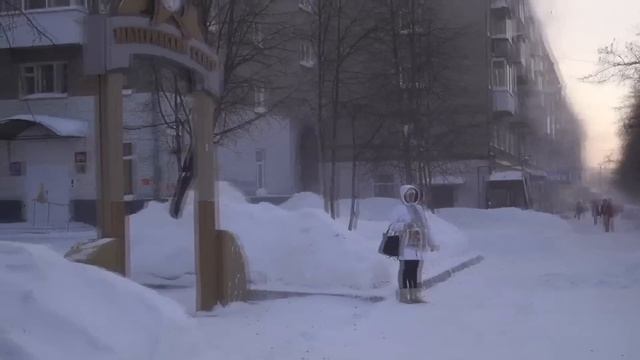 Метель на ул. Б.Хмельницкого. Новосибирск