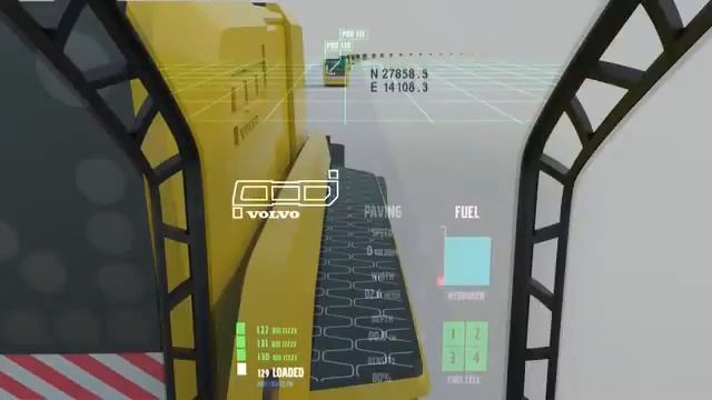 Асфальтоукладчик Volvo FENIX смотреть онлайн