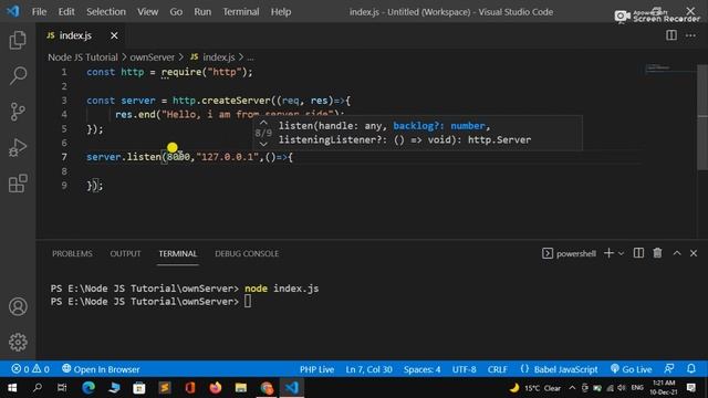 Node JS Tutorial #14 - How To Build Server In Node JS Step By Step Tutorial In Hindi In 2022