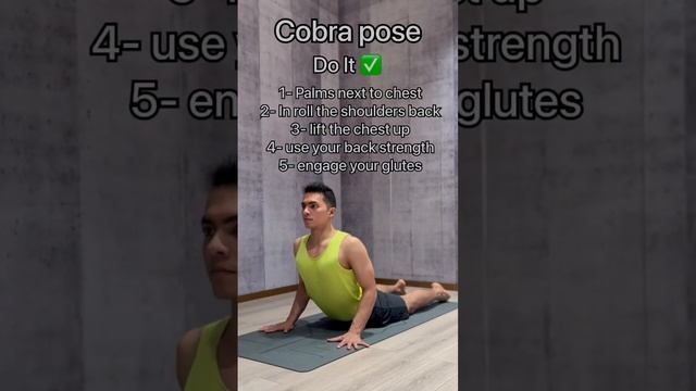 Correct way to do Cobra Pose | Don't make silly mistakes | #rishikeshyoga #shorts #yogareels ??