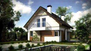 Подборка практичных проектов домов 6х6 из пеноблоков - фото