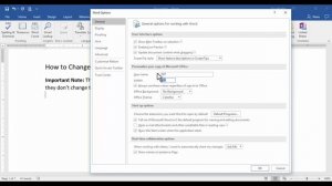 How to Change Your User Name for Track Changes in Microsoft Word