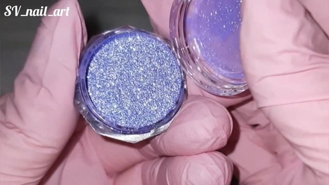 Born Pretty/Светоотражающий гель микс?/Reflective Thermal Nail Powder/✅Кремовый гель лак GJ COCO?