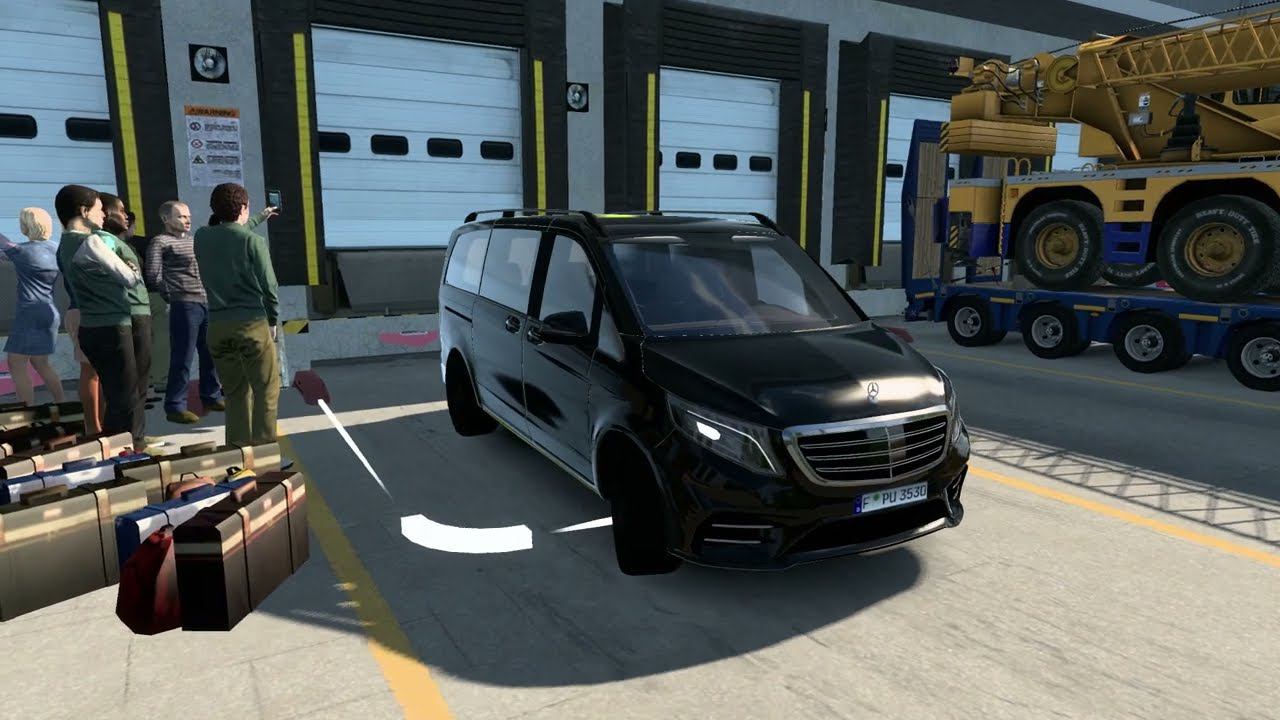 [ETS 2] Mercedes Benz Vito_Passajeross Delivery смотреть онлайн