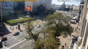 Веб Камера Киев, Европейская Площадь! ПРЯМОЙ ЭФИР!