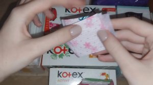 Моё хранение ежедневных прокладок 💓 #месячные #прокладки